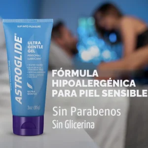 LUBRICANTE ÍNTIMO BASE AGUA ASTROGLIDE ULTRA GENTLE – SIN GLICERINA – HIPOALERGÉNICO – 85 g