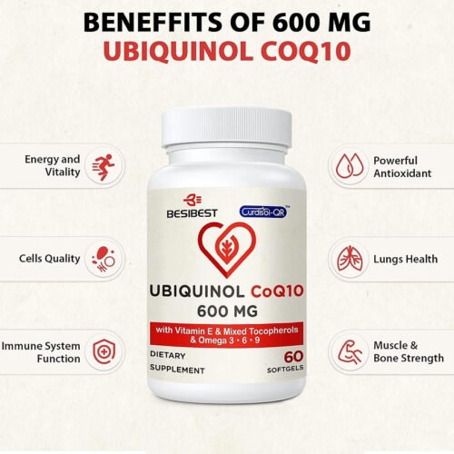 Ubiquinol CoQ10-600mg-Softgel