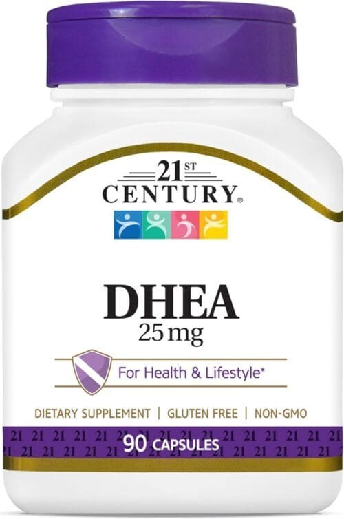 DHEA 25 mg | Equilibrio hormonal + energía | 90 cápsulas (equilibrio hormonal, libido, fertilidad, menopausia)