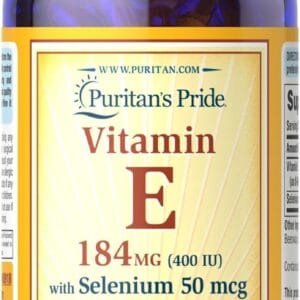 Vitamina E + Selenio Antioxidante (Fertilidad, transtornos hormonales, Menopausia) x 100 capsulas