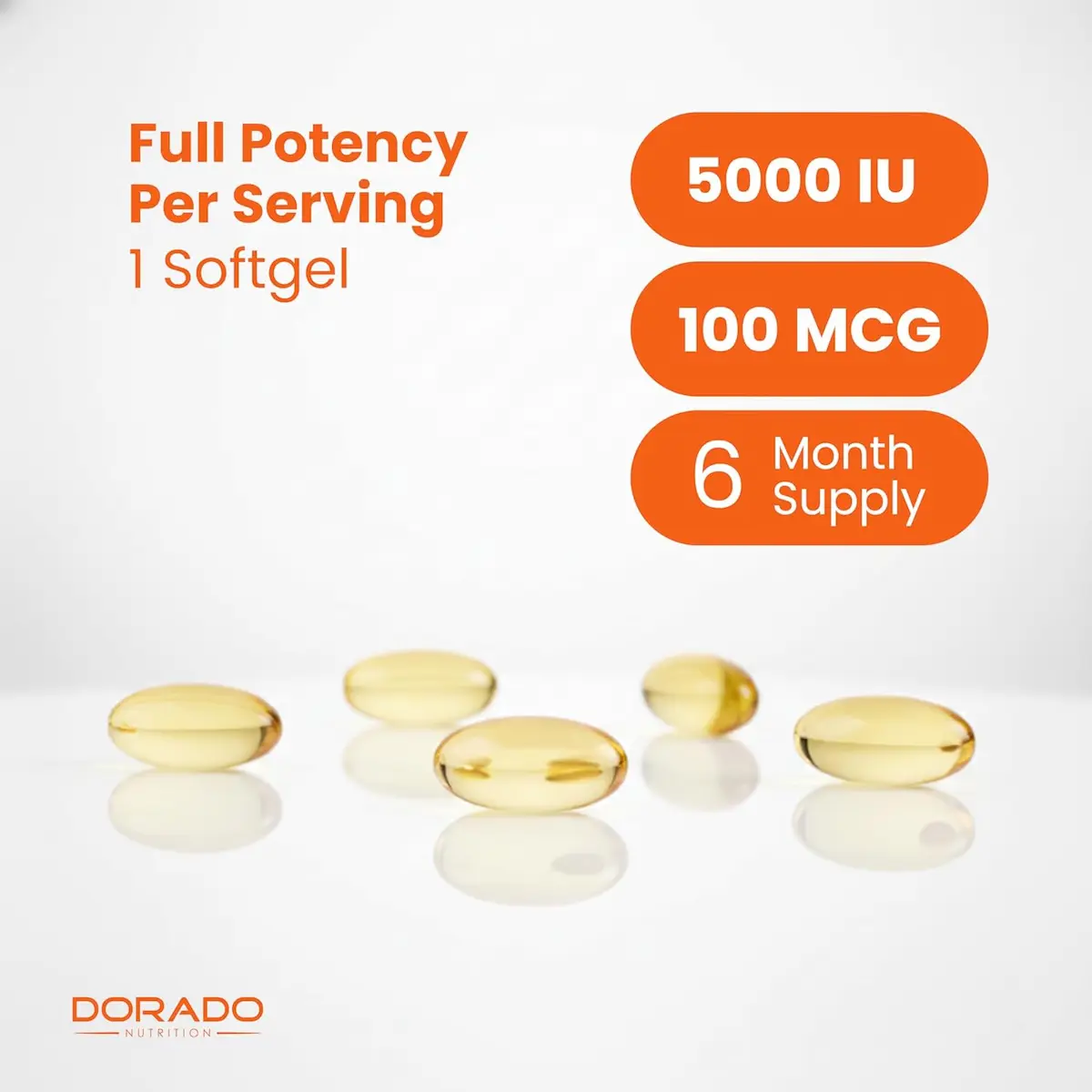 Vitamina D3 + K2 5000 UI | Alta potencia + absorción | 180 cápsulas blandas (inmunidad, fertilidad, articulaciones) - Imagen 5
