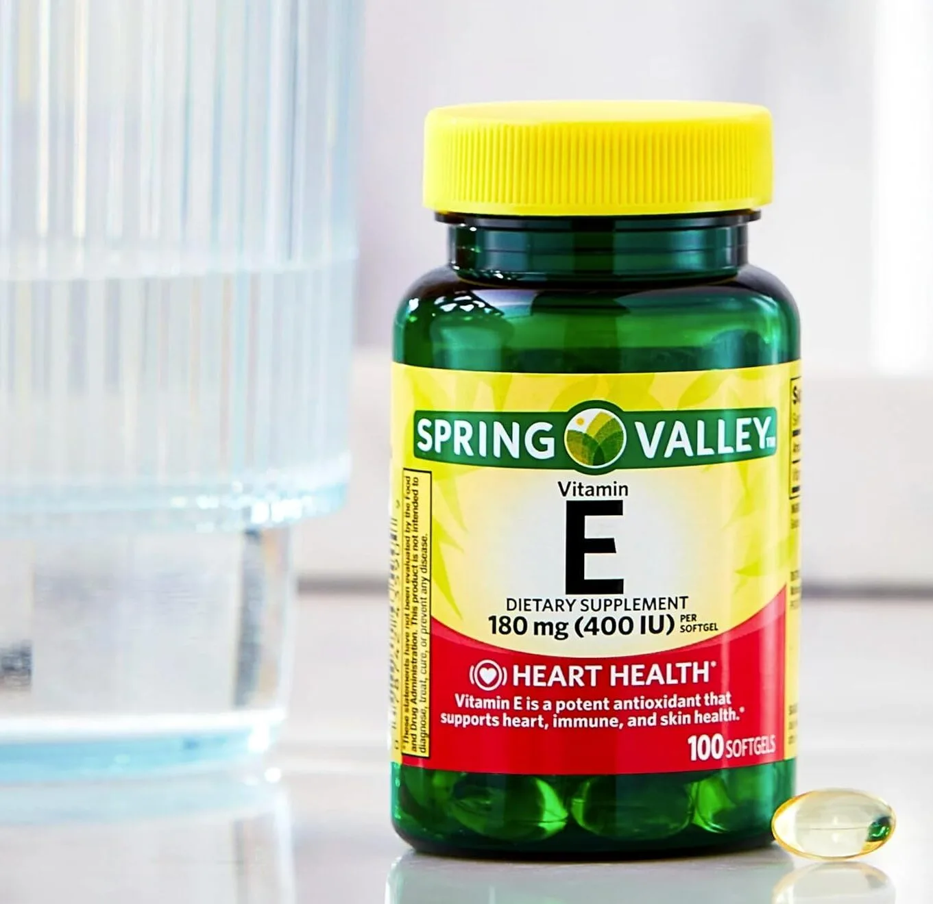 Vitamina E 400 UI  | Spring Valley x 100 cápsulas (Antioxidante, Fertilidad, Hormonas) - Imagen 5