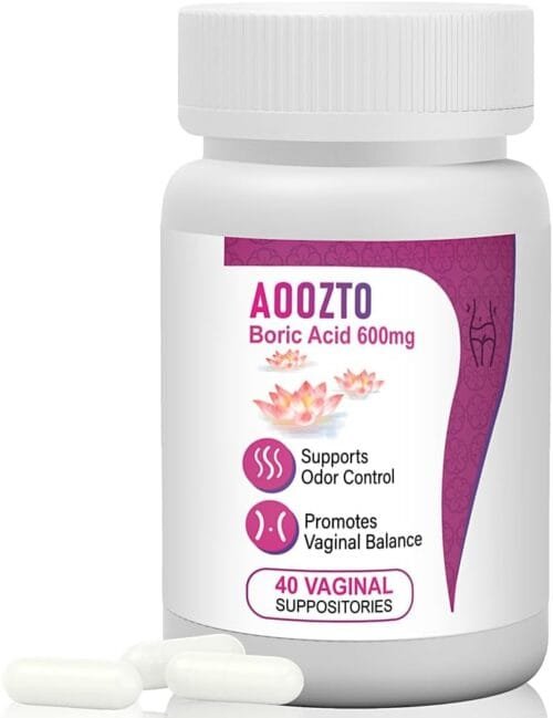 Ácido Bórico Vaginal USP 600 mg – 40 supositorios | Equilibrio de pH, flujo y control de olor