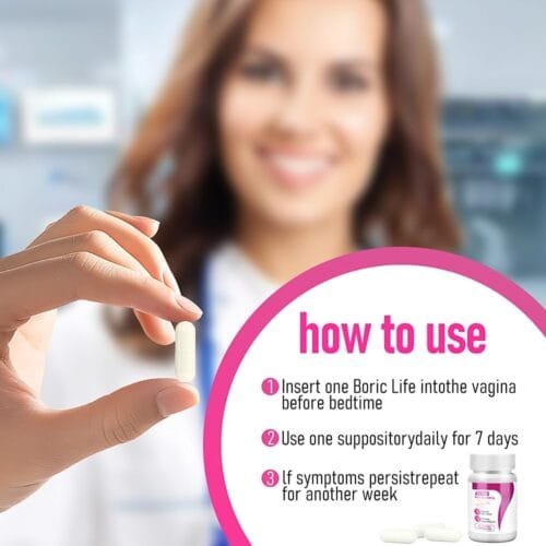 Ácido Bórico Vaginal USP 600 mg – 40 supositorios | Equilibrio de pH, flujo y control de olor - Imagen 3