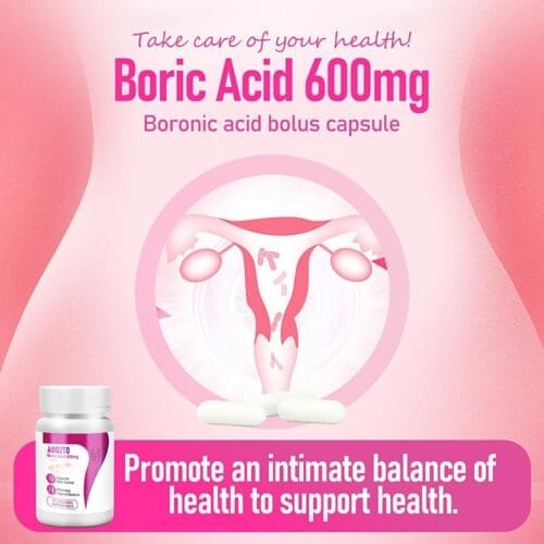 Ácido Bórico Vaginal USP 600 mg – 40 supositorios | Equilibrio de pH, flujo y control de olor - Imagen 2