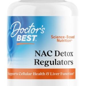 N-Acetil Cisteína 600 mg + Selenio y Molibdeno | Detox, SOP, Fertilidad & Función Hepática | 60 cápsulas vegetales – Doctor’s Best