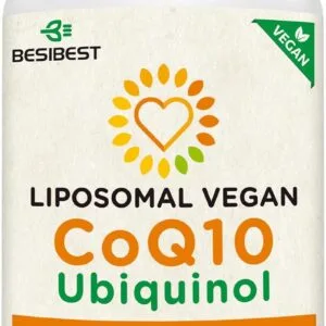 Ubiquinol Liposomal Vegano 1000 mg | CoQ10 Activa | 60 cápsulas vegetarianas | Alta absorción