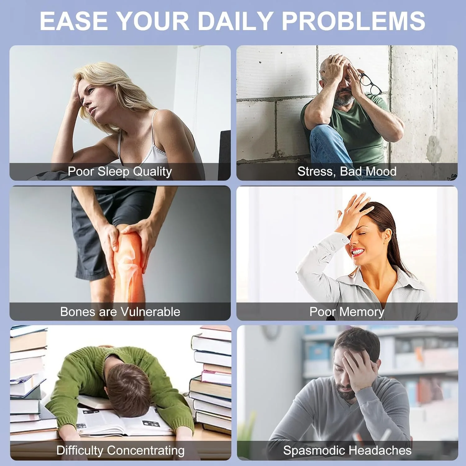 Magnesio Bisglicinato 450 mg + Vitamina D, B6 y Zinc | Sueño, relajación muscular, ánimo y función neuromuscular | 90 cápsulas veganas - Imagen 6